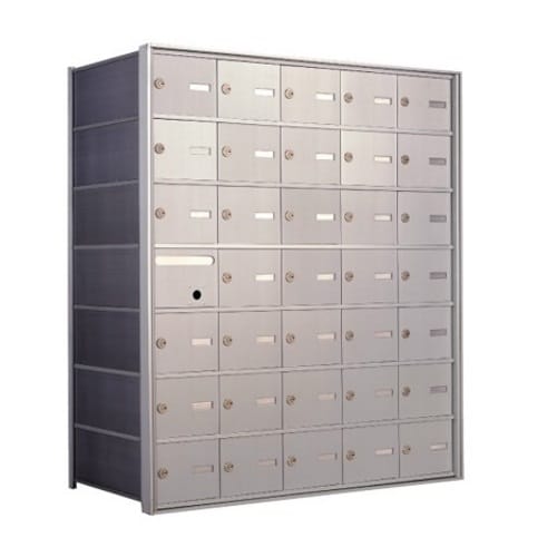 Front Loading 34-Door Horizontal Mailbox